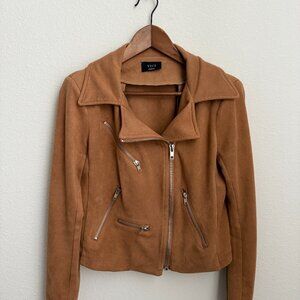 VICI Faux Suede Moto Jacket - Size M
